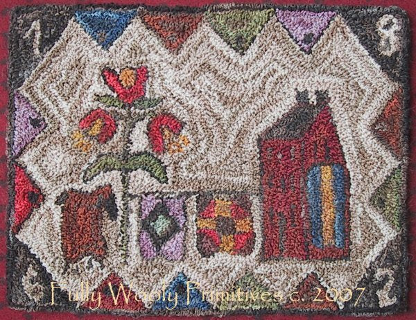 Airing the Quilt - #607 - Punch Needle Paper or Digital Pattern