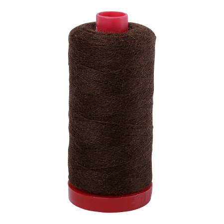 Mission Brown 8361 - Aurifil Wool Thread 12wt for Wool Applique