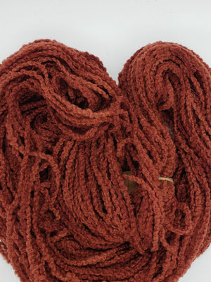 MASHAM BOUCLE - RED BRICK - Chunky Boucle - Hand Dyed Yarn MA534S