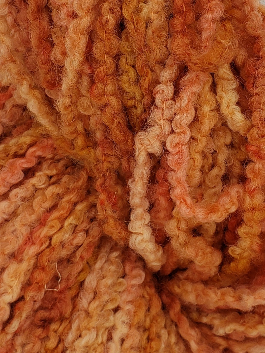 MASHAM BOUCLE - STONE FRUIT - Chunky Boucle - Hand Dyed Yarn MA356S