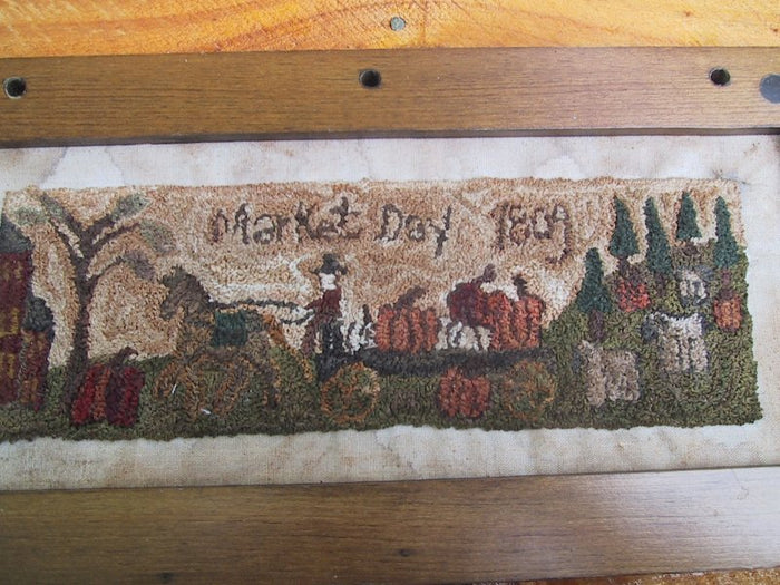 Market Day 1809 - #1007 Punch Needle Paper or Digital Pattern
